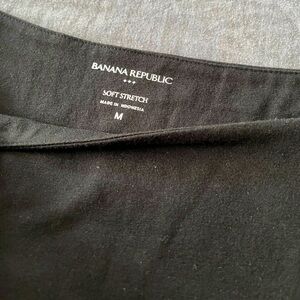 NWT Banana Republic Black Soft Stretch Top